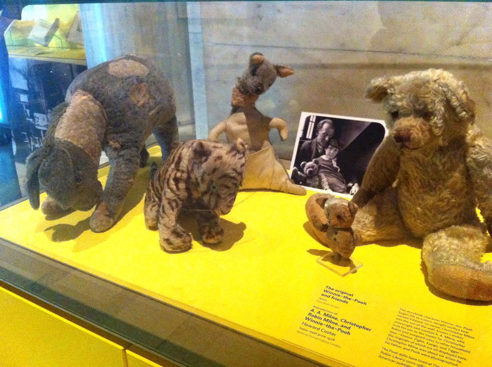 The original stuffed toys that A.A. Milne based the